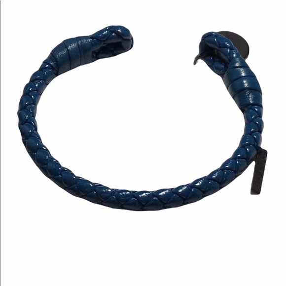 Bottega Veneta braided leather cuff bracelet